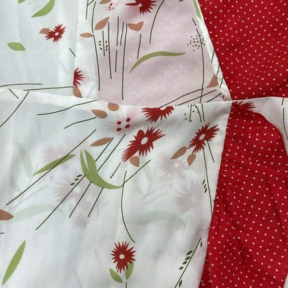 MISSGUIDED Floral Polka Dot Wrap A-Line Dress - Picture 11 of 16